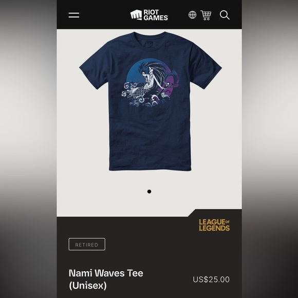 Riot Games League of Legends Nami Tee 🌊🧜🏻‍♀️ - Picture 2 of 5